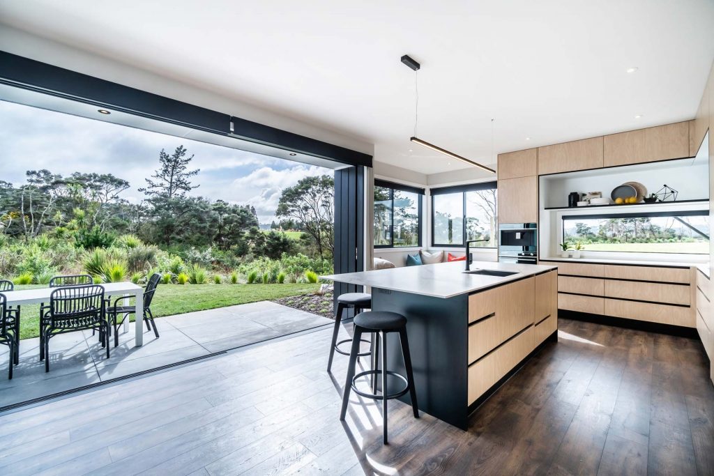 Kitchens-By-John-Prosser-Auckland-Cure-Kids-Wooden-Kitchen-Open-Plan
