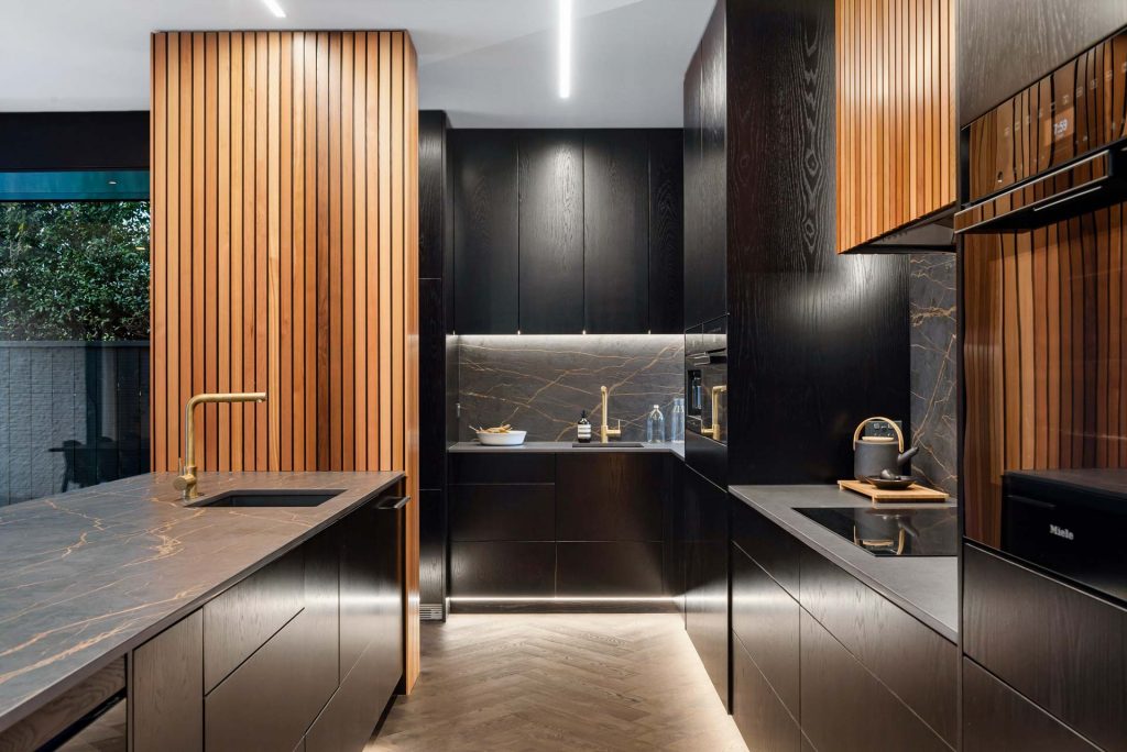 Kitchens-By-John-Prosser-Renovations-O-Neils-Black-And-Brown-Wood